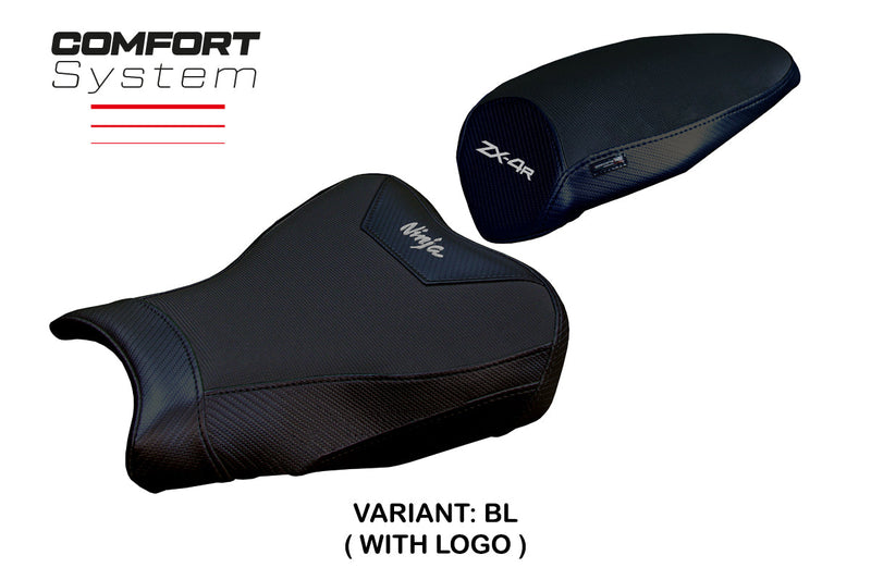 Kawasaki ZX4R 2023 2024 Seat Cover Tappezzeria Italia Comfort in Black