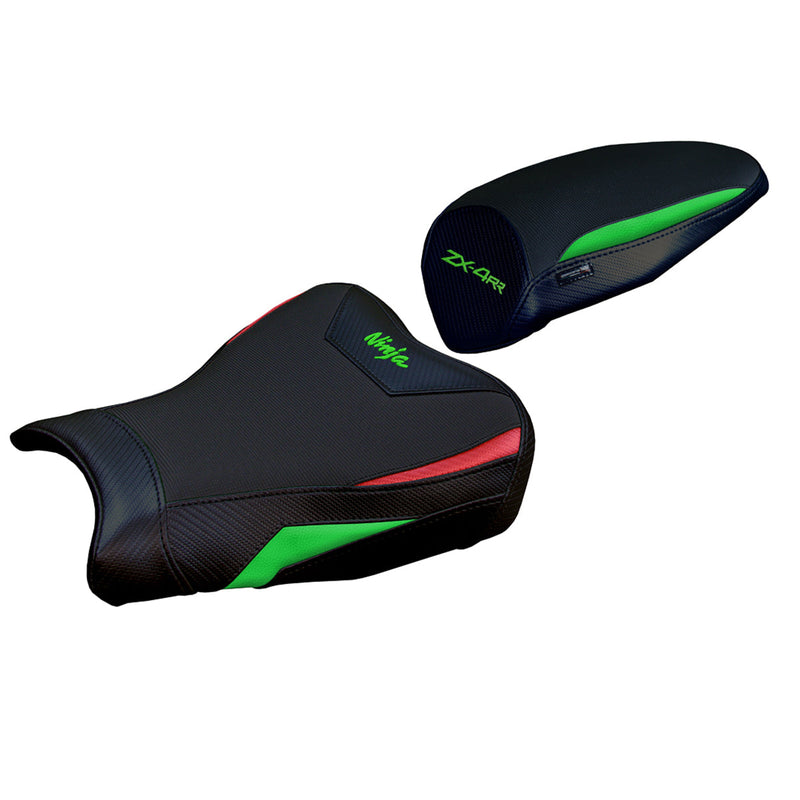 Kawasaki ZX4RR 2023 2024 Seat Cover Tappezzeria Italia in Green Red and Black