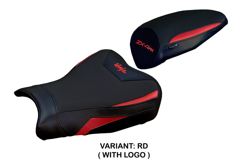 Kawasaki ZX4RR 2023 2024 Seat Cover Tappezzeria Italia in Red and Black
