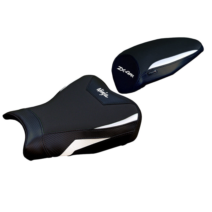 Kawasaki ZX4RR 2023 2024 Seat Cover Tappezzeria Italia in White and Black