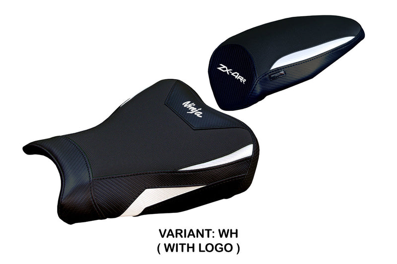 Kawasaki ZX4RR 2023 2024 Seat Cover Tappezzeria Italia in White and Black