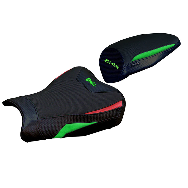 Kawasaki ZX4RR 2023 2024 Seat Cover Tappezzeria Italia Comfort in Green Red and Black