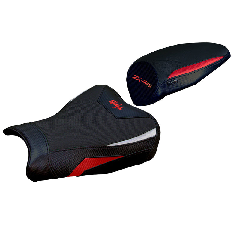 Kawasaki ZX4RR 2023 2024 Seat Cover Tappezzeria Italia Comfort in Red Silver and Black