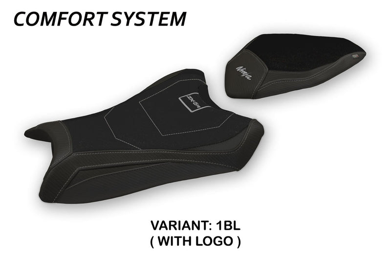Kawasaki Ninja ZX6R 2019-2024 Seat Cover Tappezzeria Italia Comfort in Black
