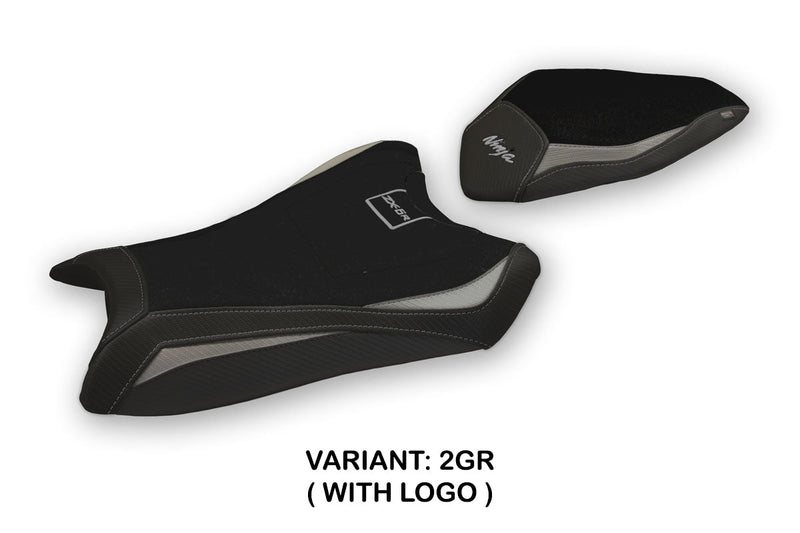 Kawasaki Ninja ZX6R 2019-2024 Seat Cover Tappezzeria Italia in Grey and Black