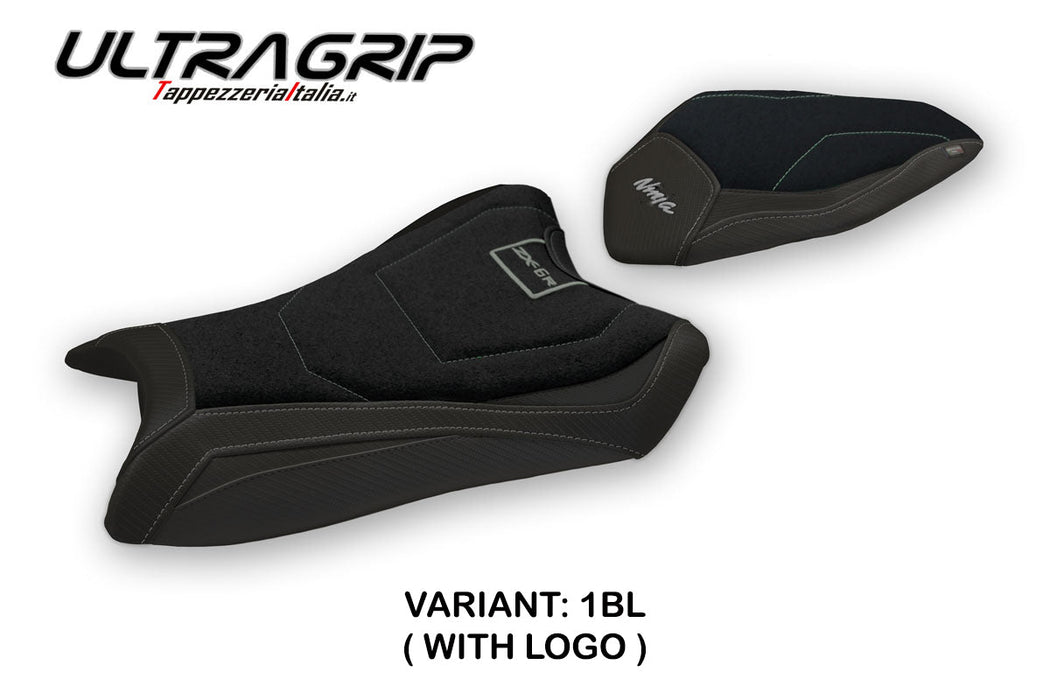 Kawasaki Ninja ZX6R 2019-2024 Seat Cover Tappezzeria Italia Ultragrip in Black