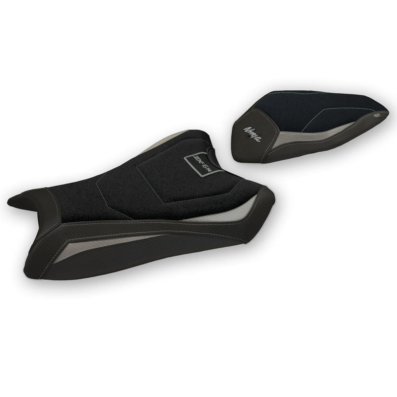 Kawasaki Ninja ZX6R 2019-2024 Seat Cover Tappezzeria Italia Ultragrip in Grey