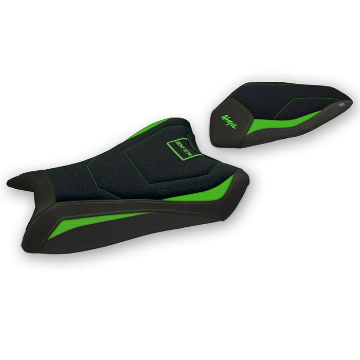 Kawasaki Ninja ZX6R 2019-2024 Seat Cover Tappezzeria Italia Ultragrip in Green