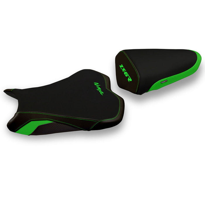 Kawasaki Ninja ZX6R 2013-2018 Seat Cover Tappezzeria Italia Comfort in Green