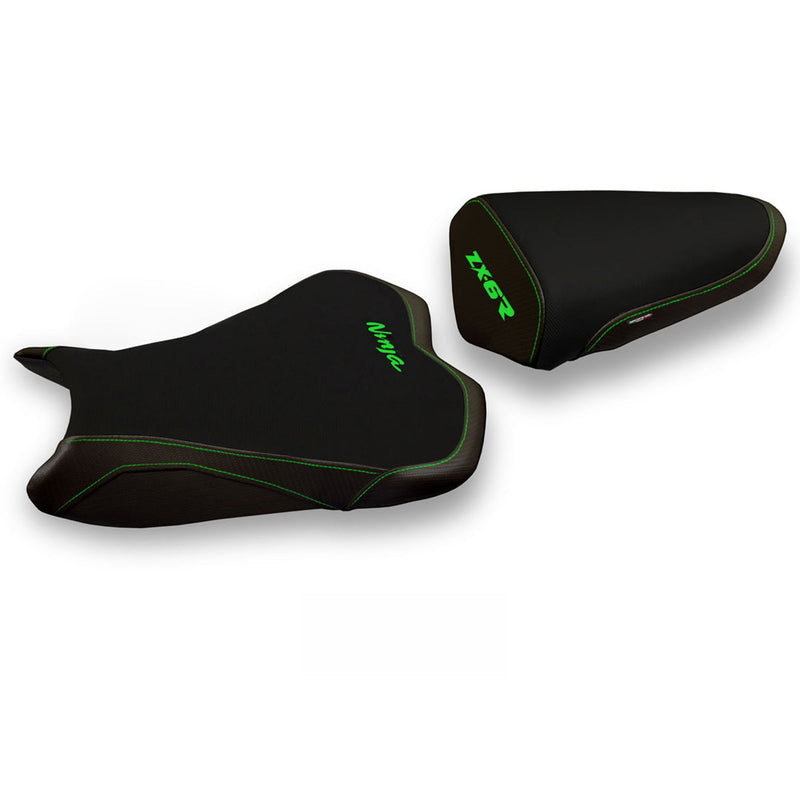 Kawasaki Ninja ZX6R 2009-2012 Seat Cover Tappezzeria Italia in Black