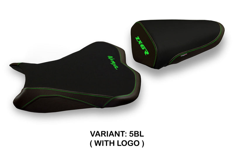 Kawasaki Ninja ZX6R 2009-2012 Seat Cover Tappezzeria Italia in Black