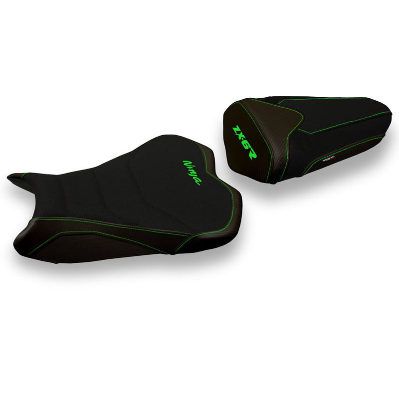 Kawasaki Ninja ZX6R 2013-2018 Seat Cover Tappezzeria Italia Ultragrip in Black