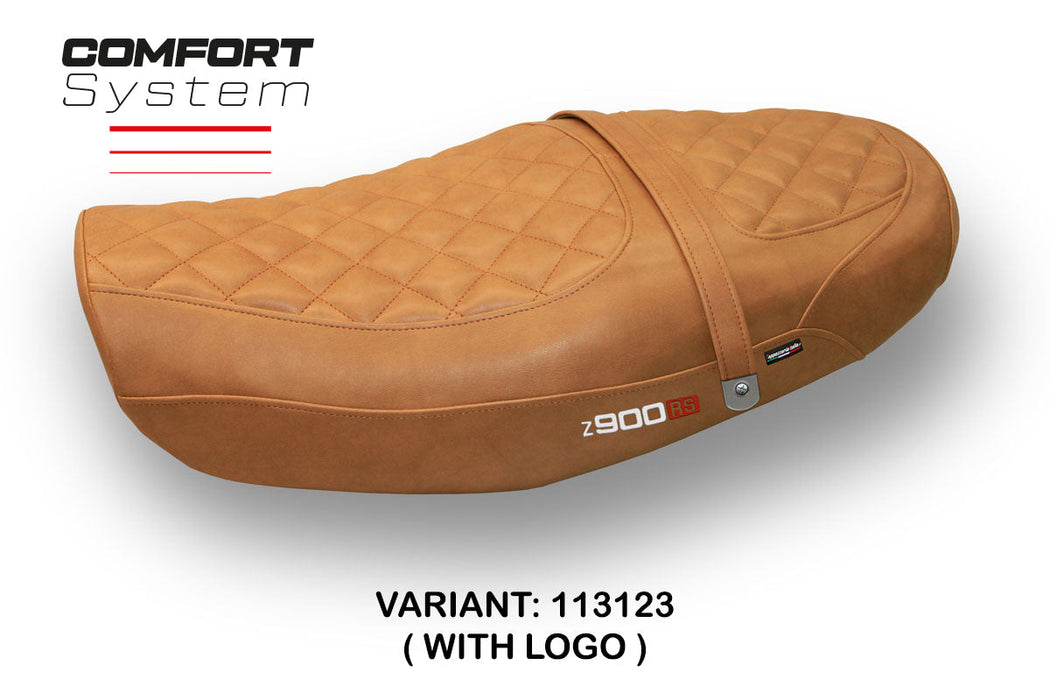 Kawasaki Z900RS 2018-2024 Seat Cover Tappezzeria Comfort Leather Camel