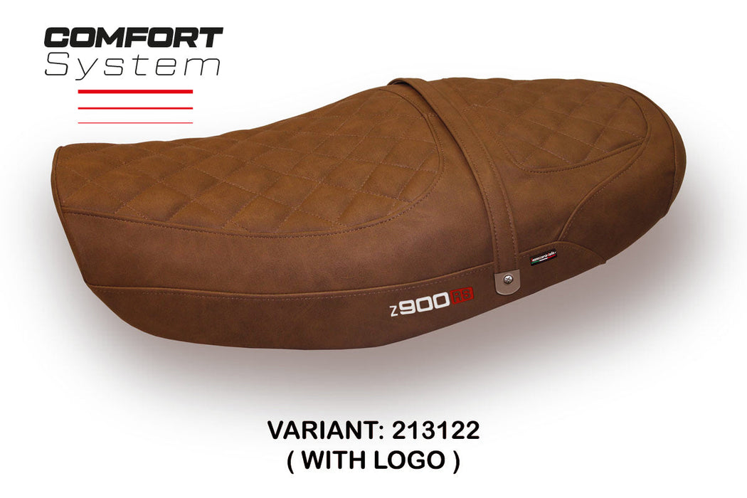Kawasaki Z900RS 2018-2024 Seat Cover Tappezzeria Comfort Leather Brown