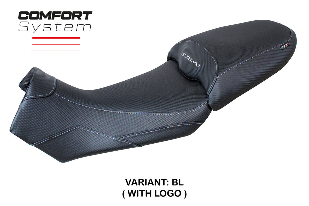 Moto Guzzi Stelvio 1000 2024 Seat Cover Tappezzeria Italia Comfort in Black