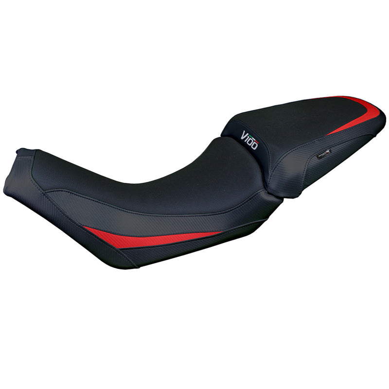Moto Guzzi V100 Mandello 2022-2024 Seat Cover Tappezzeria Red Black