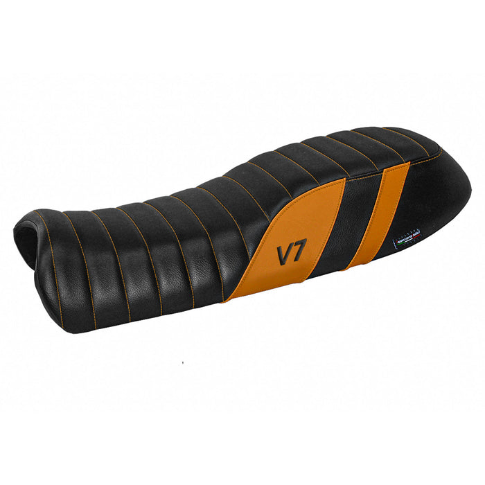 Moto Guzzi V7 2011-2020 Seat Cover Tappezzeria Italia in Comfort Orange