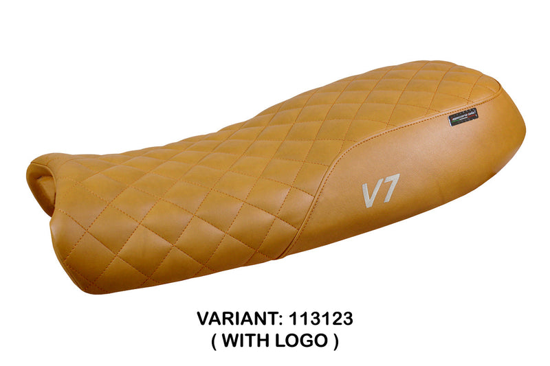 Moto Guzzi V7 2011-2020 Seat Cover Tappezzeria Italia in Camel Vintage