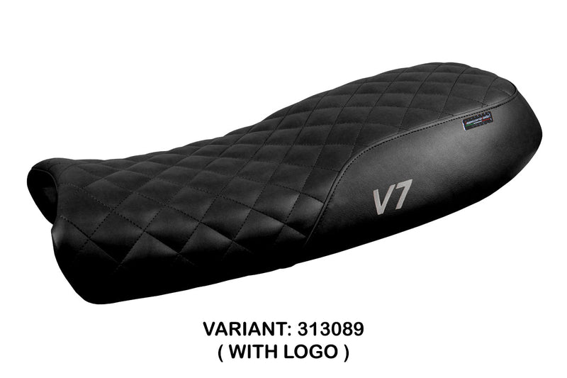 Moto Guzzi V7 2011-2020 Seat Cover Tappezzeria Italia in Black Vintage