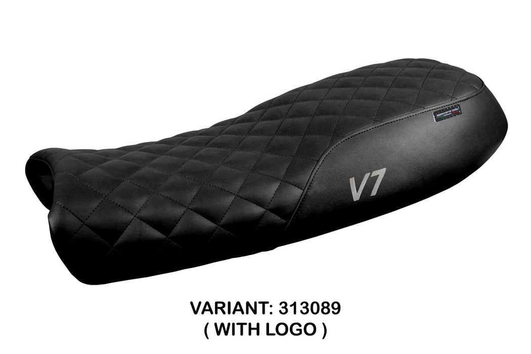Moto Guzzi V7 2011-2020 Seat Cover Tappezzeria Italia in Black Vintage