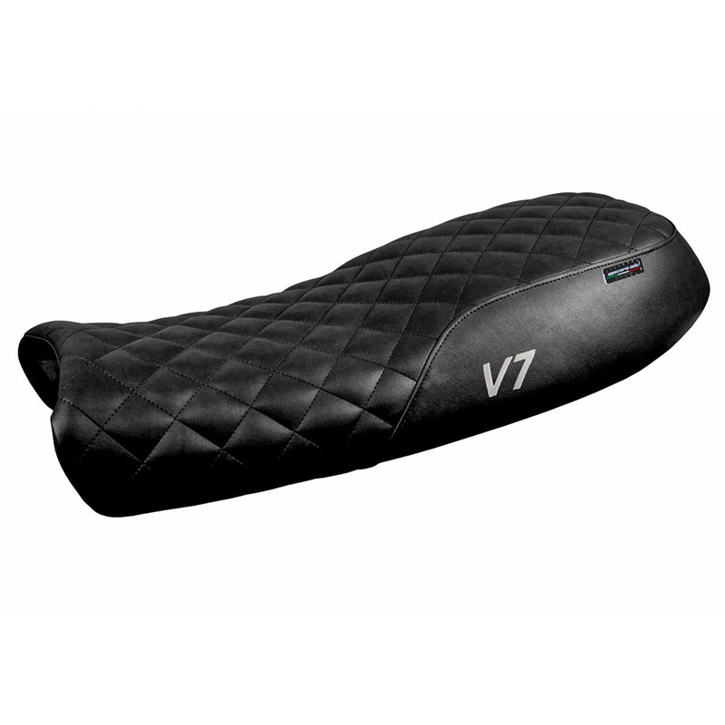 Moto Guzzi V7 2011-2020 Seat Cover Tappezzeria Italia Comfort in Black Vintage