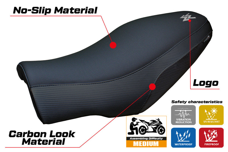 Moto Morini Seiemmezzo 2022-2024 Seat Cover Tappezzeria Italia in Black