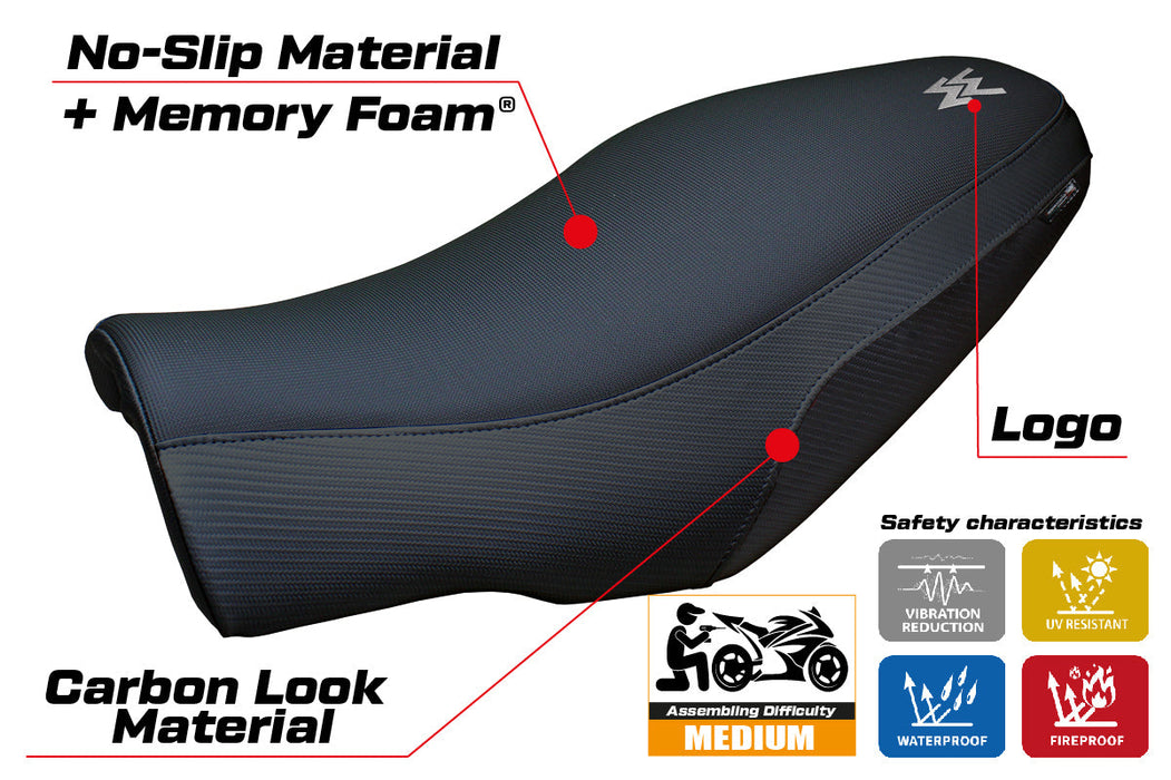 Moto Morini Seiemmezzo 2022-2024 Seat Cover Tappezzeria Italia Comfort in Black