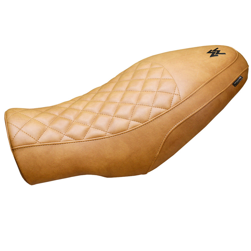 Moto Morini Seiemmezzo 2022-2024 Seat Cover Tappezzeria Italia in Vintage Camel
