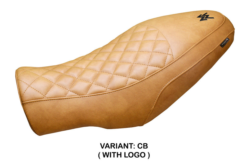 Moto Morini Seiemmezzo 2022-2024 Seat Cover Tappezzeria Italia in Vintage Camel