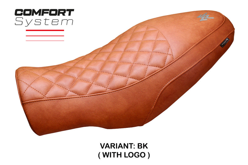 Moto Morini Seiemmezzo 2022-2024 Seat Cover Tappezzeria Italia Comfort in Vintage Brick