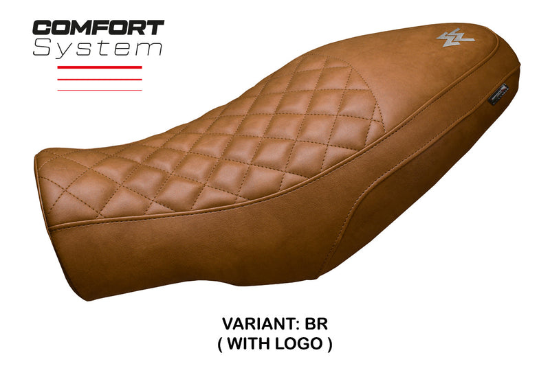 Moto Morini Seiemmezzo 2022-2024 Seat Cover Tappezzeria Italia in Comfort Vintage Brown