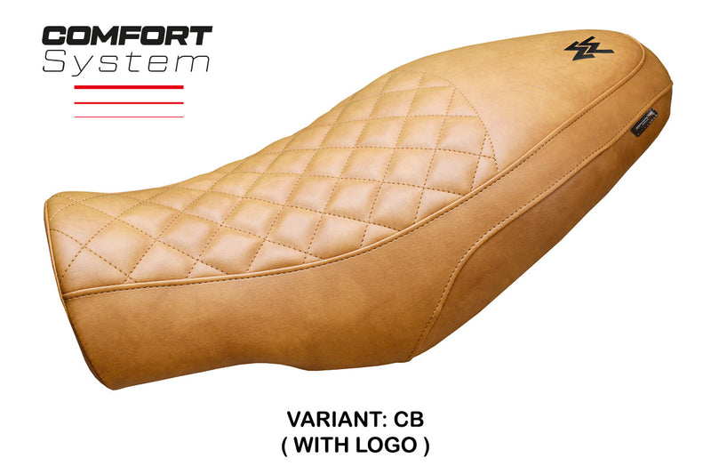 Moto Morini Seiemmezzo 2022-2024 Seat Cover Tappezzeria Italia Comfort in Vintage Camel