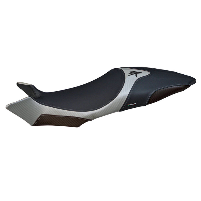 MV Agusta Brutale 920 1090 1090R 2009-2015 Seat Cover Tappezzeria Italia in Silver and Black