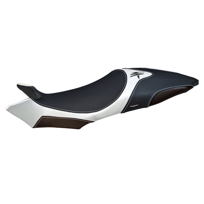 MV Agusta Brutale 920 1090 1090R 2009-2015 Seat Cover Tappezzeria Italia in White and Black
