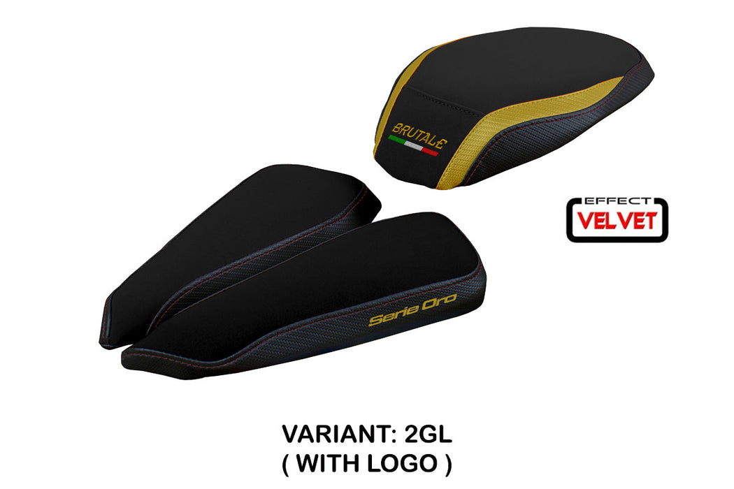 MV Agusta Brutale 1000RR 2020-2024 Seat Cover Tappezzeria Italia in Gold