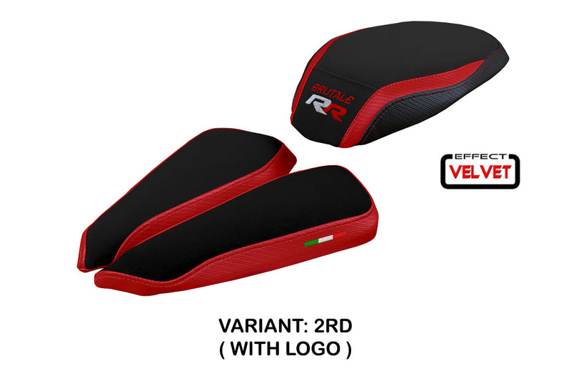 MV Agusta Brutale 1000RR 2020-2024 Seat Cover Tappezzeria Italia in Red and Black
