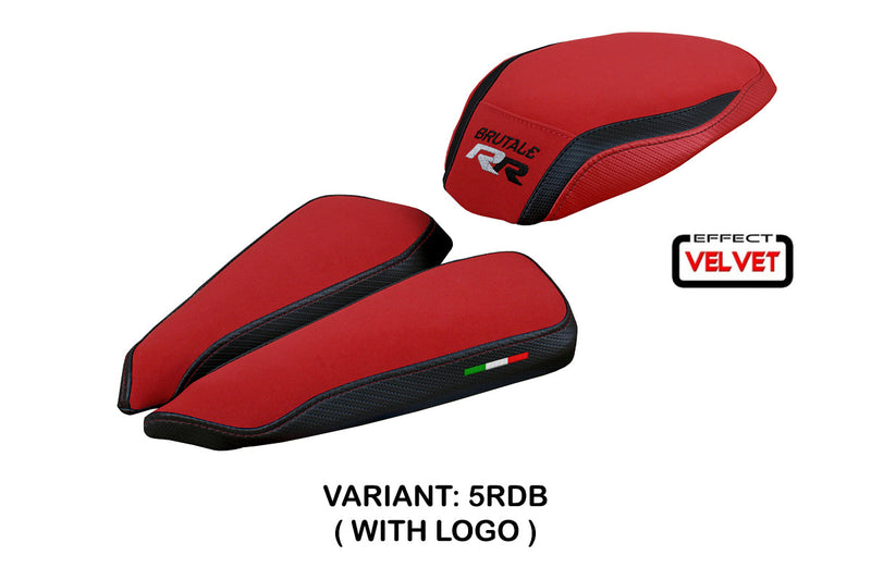 MV Agusta Brutale 1000RR 2020-2024 Seat Cover Tappezzeria Italia in Black Red