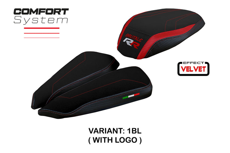 MV Agusta Brutale 1000RR 2020-2024 Seat Cover Tappezzeria Italia Comfort in Black