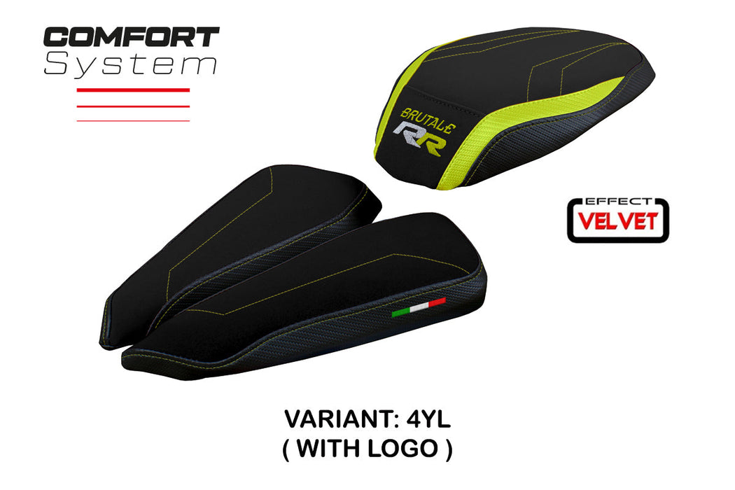 MV Agusta Brutale 1000RR 2020-2024 Seat Cover Tappezzeria Italia Comfort in Yellow