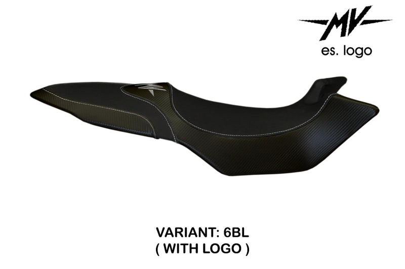 MV Agusta Brutale 675 800 2012-2015 Seat Cover Tappezzeria Italia in Black