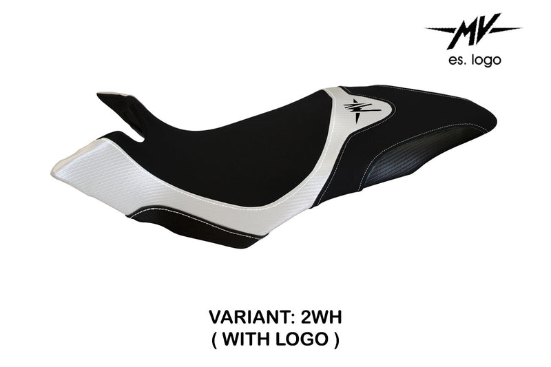 MV Agusta Dragster 800 2014-2018 Seat Cover Tappezzeria Italia in White