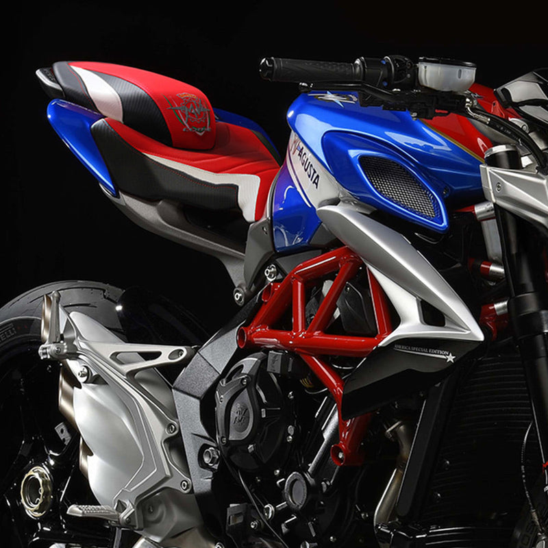 MV Agusta Brutale 800 2016-2024 Seat Cover Tappezzeria Italia in Red SE