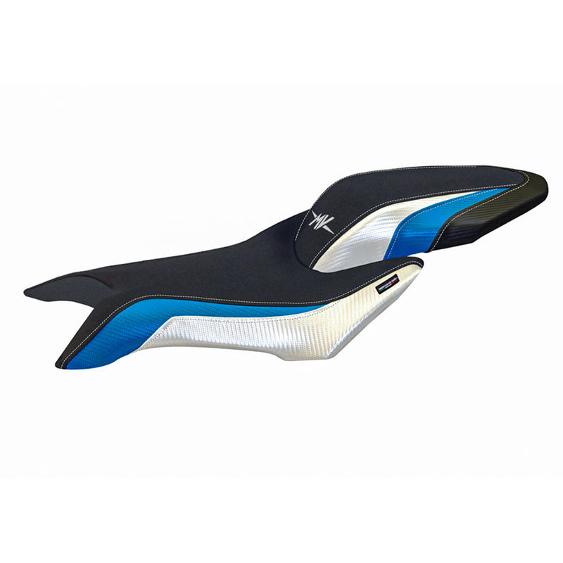MV Agusta Brutale 800 2016-2024 Seat Cover Tappezzeria Italia in White and Blue