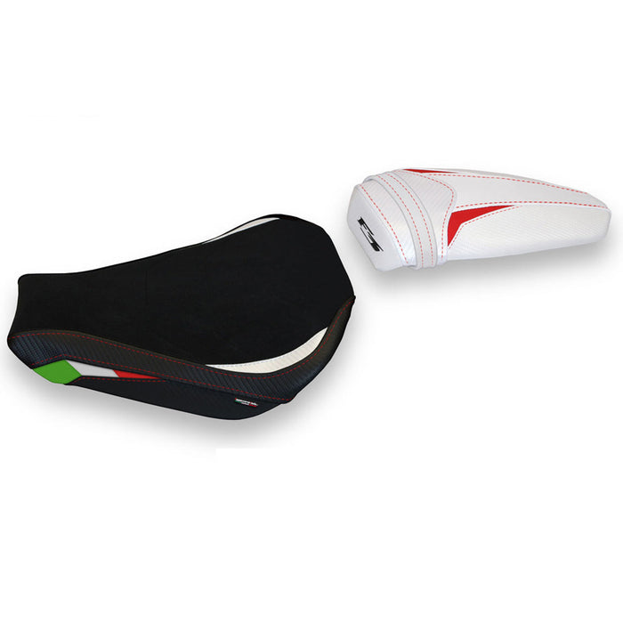 MV Agusta F3 2012-2024 Seat Cover Tappezzeria Italia in White and Black SE