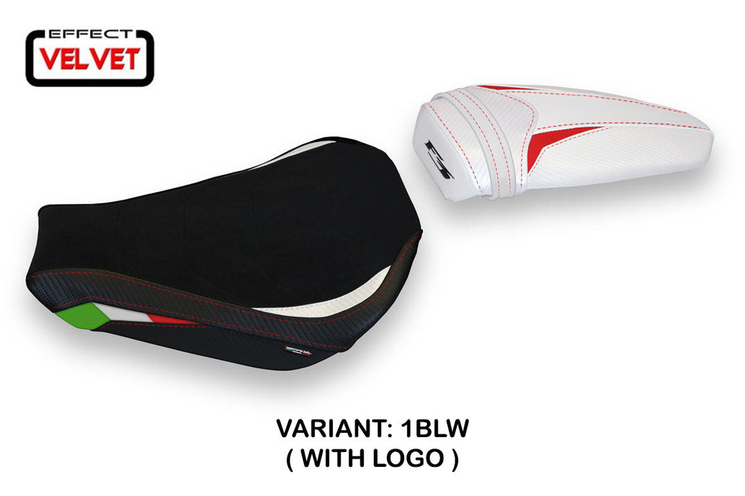 MV Agusta F3 2012-2024 Seat Cover Tappezzeria Italia in White and Black SE