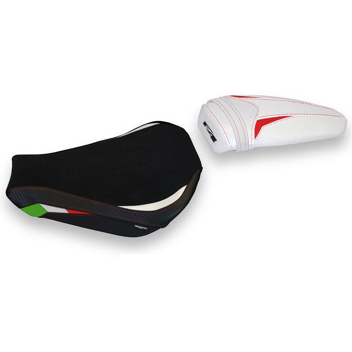 MV Agusta F4 2010-2020 Seat Cover Tappezzeria Italia in Black and White SE