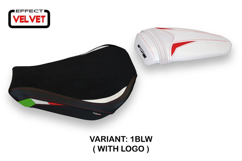 MV Agusta F4 2010-2020 Seat Cover Tappezzeria Italia in Black and White SE