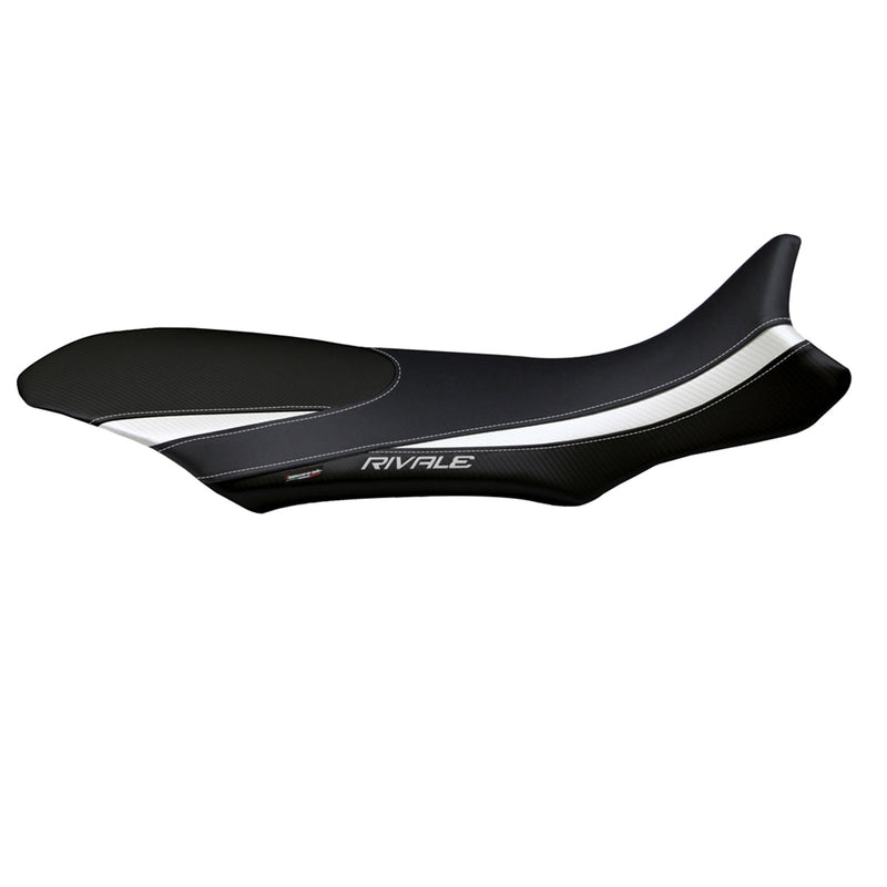 MV Agusta Rivale 800 2013-2018 Seat Cover Tappezzeria Italia in White and Black
