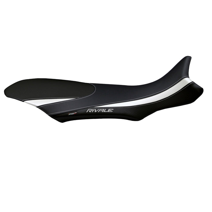 MV Agusta Rivale 800 2013-2018 Seat Cover Tappezzeria Italia in White and Black