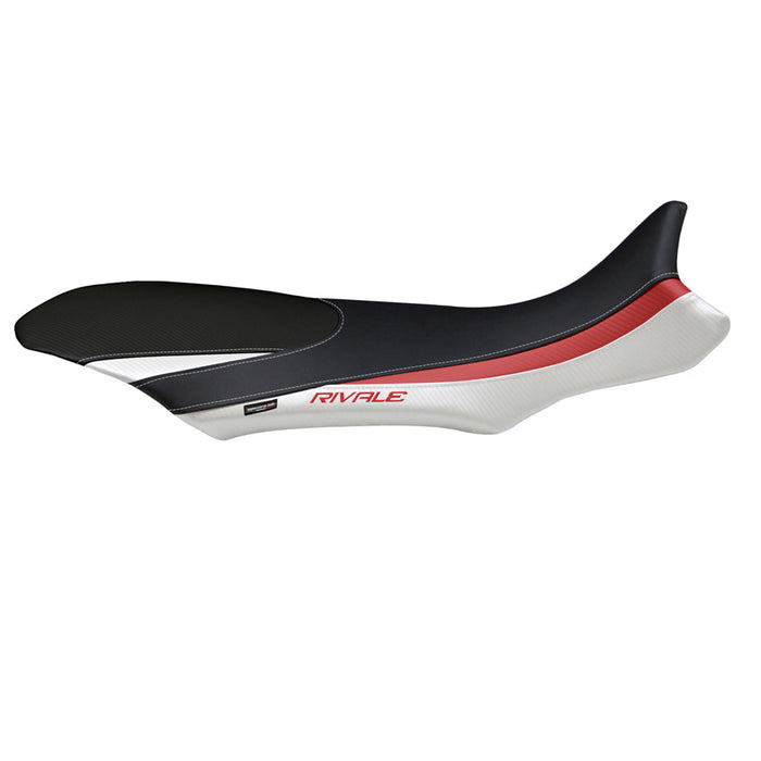 MV Agusta Rivale 800 2013-2018 Seat Cover Tappezzeria Italia in White and Red